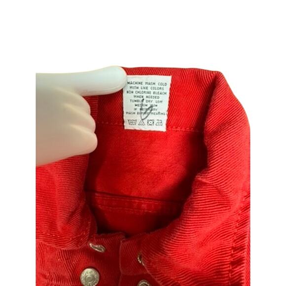 VTG "JORDACHE" SZ 2T Kids Denim Jacket Unisex - Picture 7 of 12